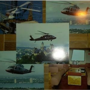 Vintage (5) 8x10 Prints Sikorsky Helicopter UH-60A Black Hawk  Oil Transport